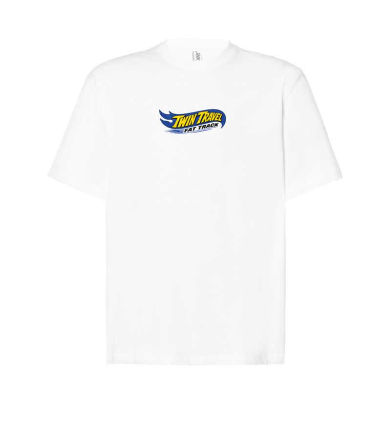 Camiseta "FAT TRACK" blanca