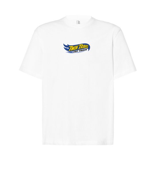 Camiseta "FAT TRACK" blanca
